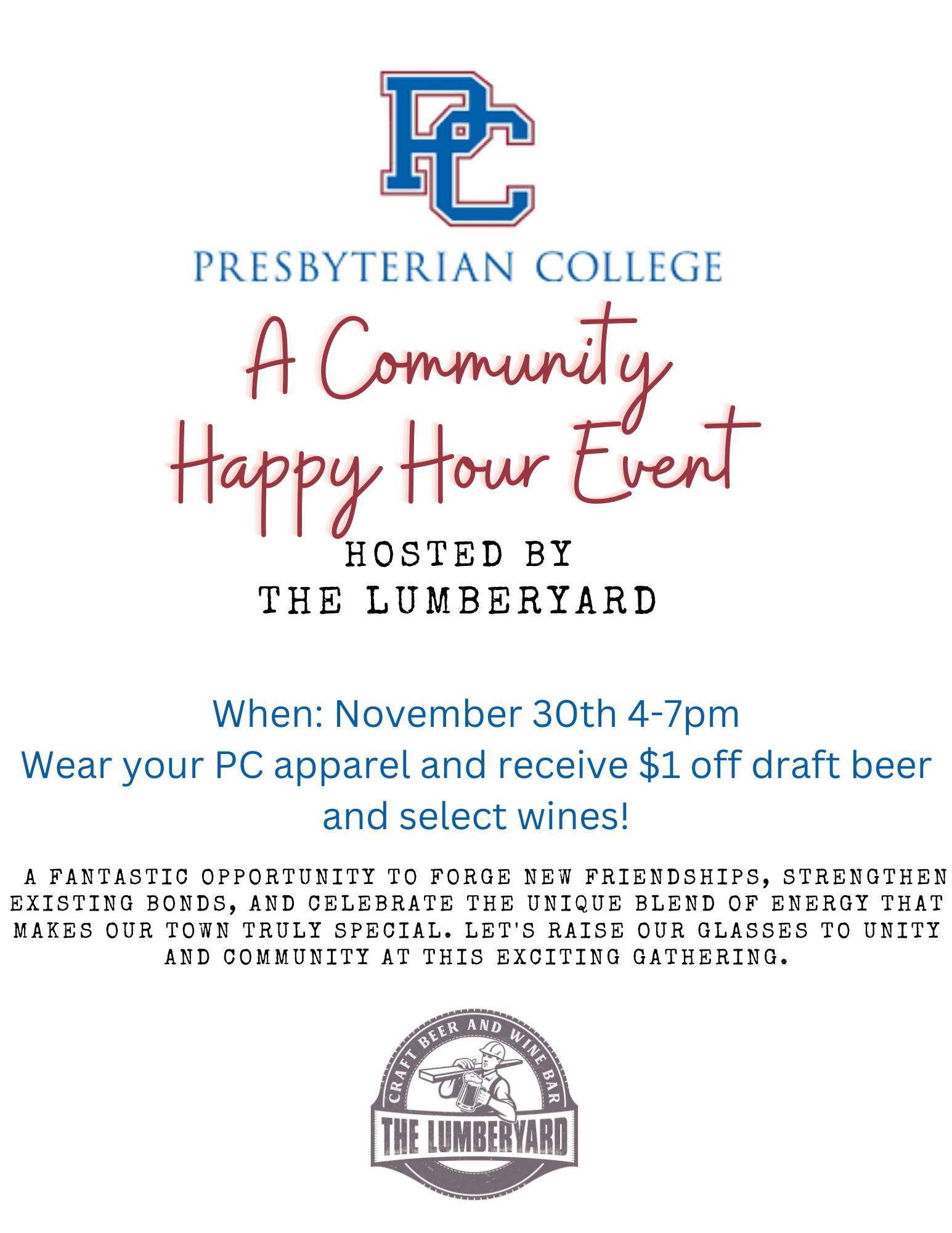 A Community Happy Hour