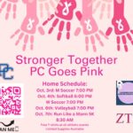 PC Volleyball--STRONGER TOGETHER -- PC Goes Pink