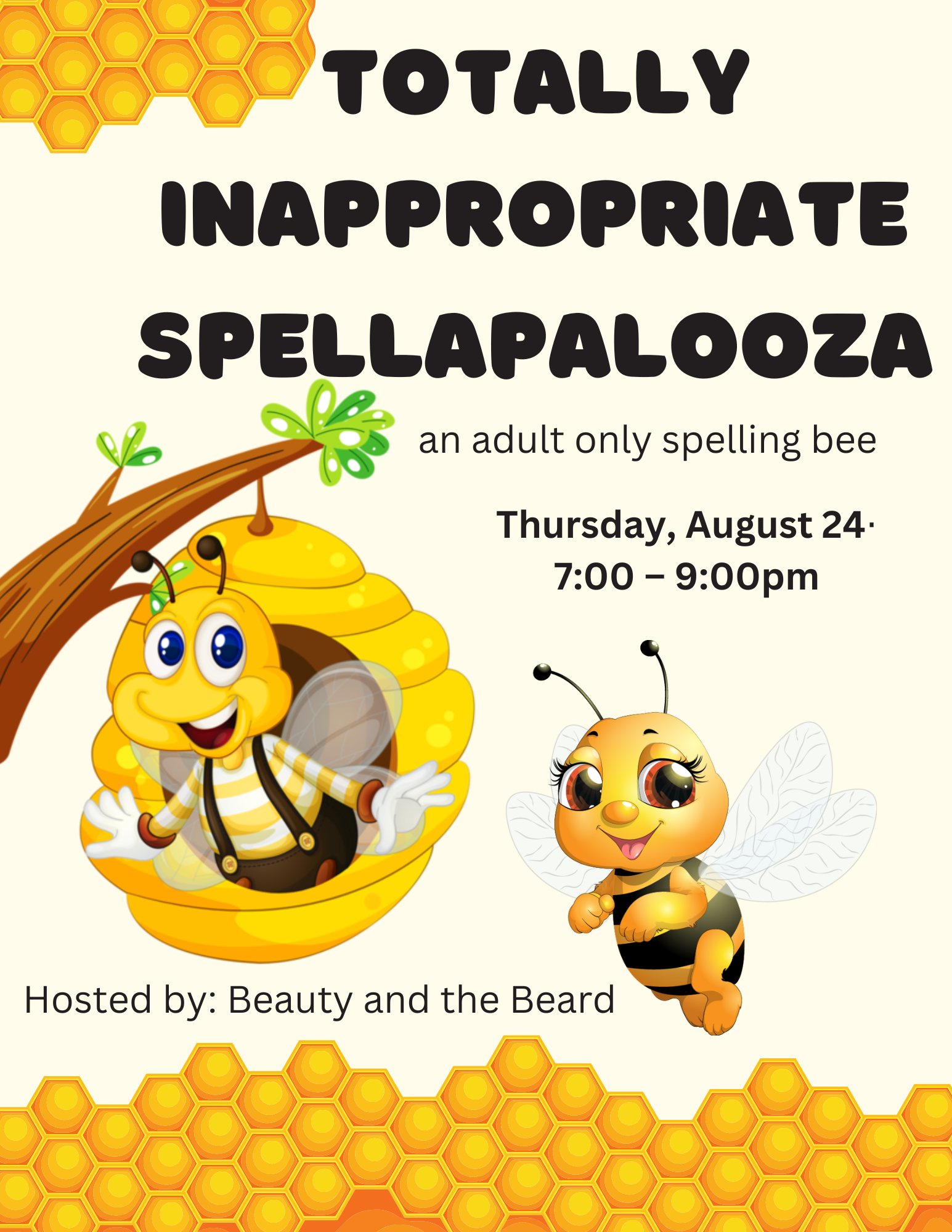 Totally Inappropriate Spellapalooza